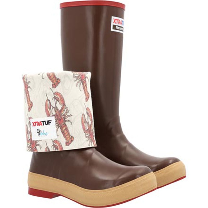 XTRATUF Women’s Fishe Wear Legacy Boot Brown 5