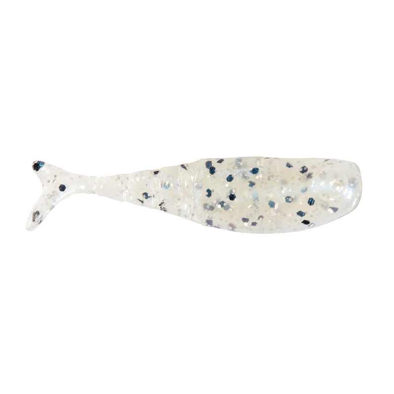 Zman Micro Shad Fryz Soft Plastic Lure 1.75 Inch Blue Glimmer Sparkle