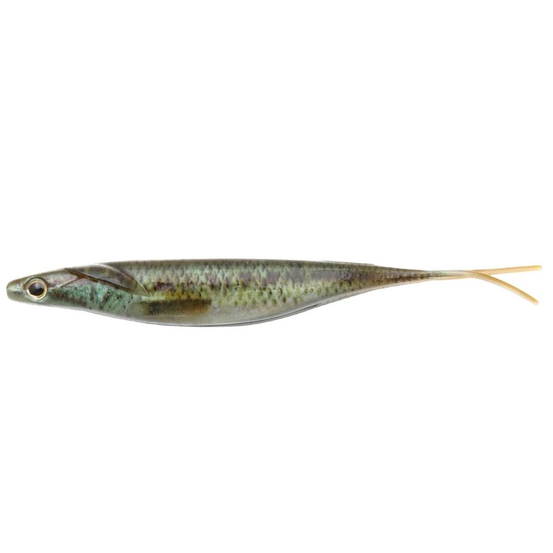 Deps Real Sakamata Shad Soft Jerkbait #02 Real Baby Bass 5″ 3pk