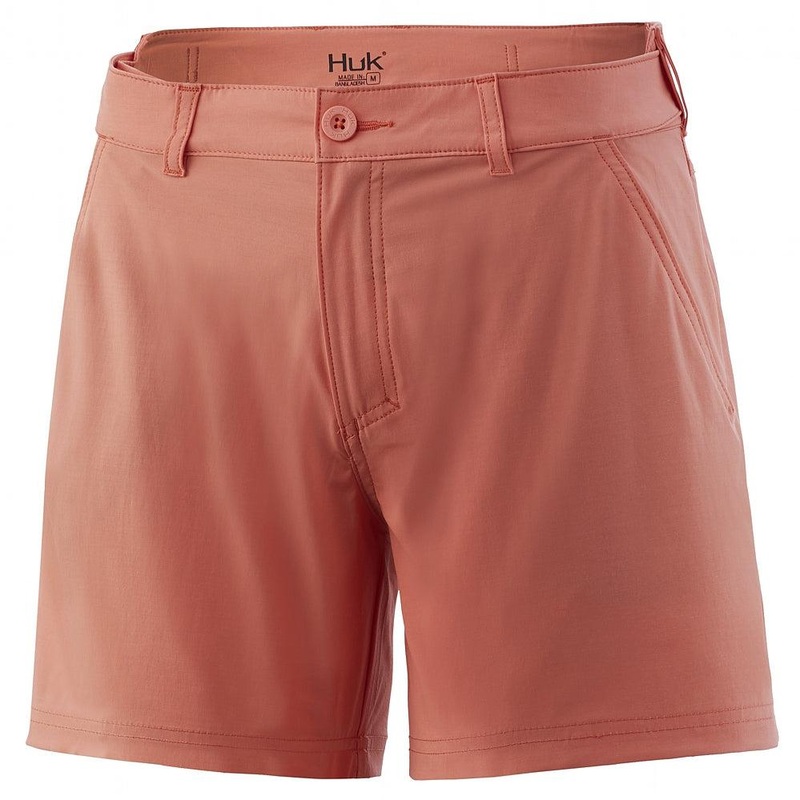 HUK Women’s Next Level Short – Fusion Coral XSmall