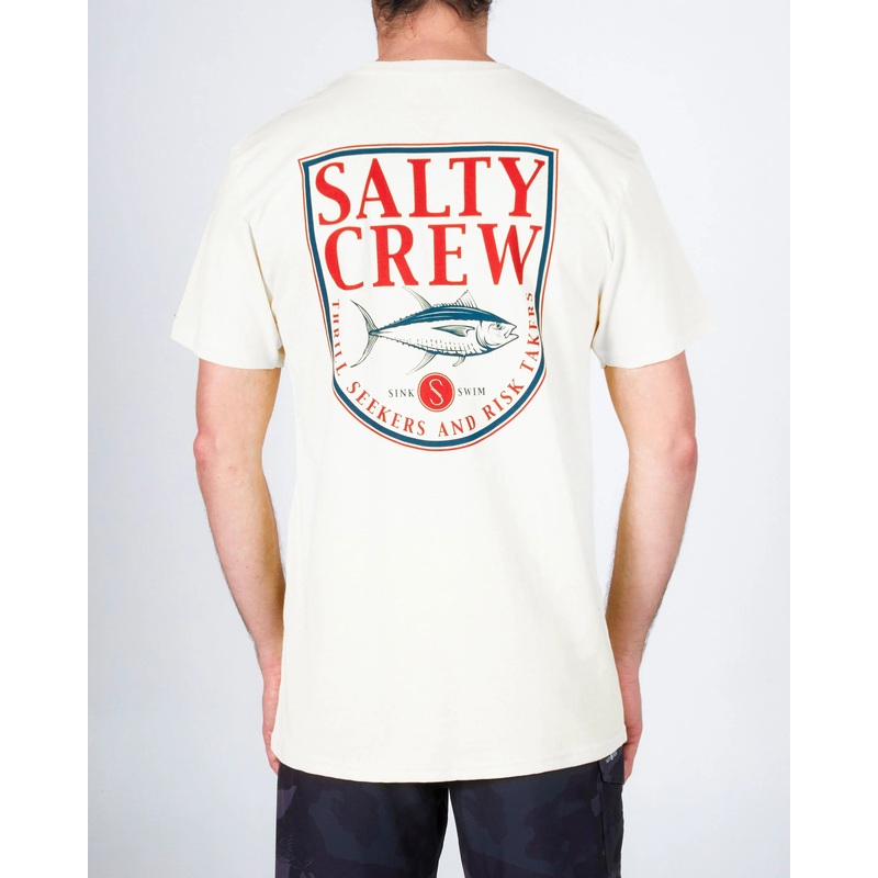 Salty Crew Current SS Tee White M
