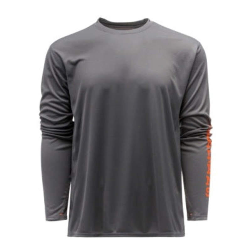 Grundens Tough Sun Crew UPF 50 Performance Long Sleeve Anchor MD