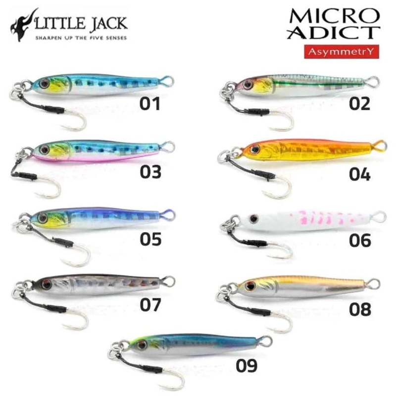 Little Jack Micro Adict Asymmetry Jig 3g #01 Maiwashi