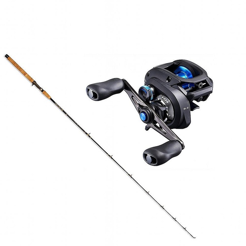 Shimano SLX DC 150 with PGC 8-17 6’6″ CHAOS Gold Combo