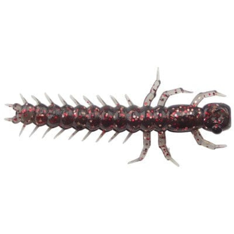 Case Plastics Hellgrammites Smoke Red Gold 2″ 10pk