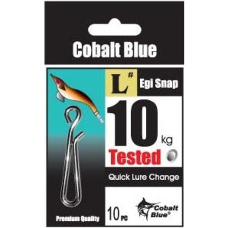Cobalt Blue Egi Clip Squid Fishing Snap Large