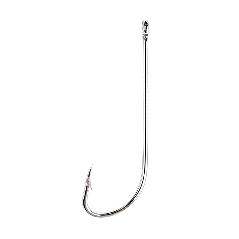 Eagle Claw 2X Long Shank Offset Hook Sea Guard 6 Large