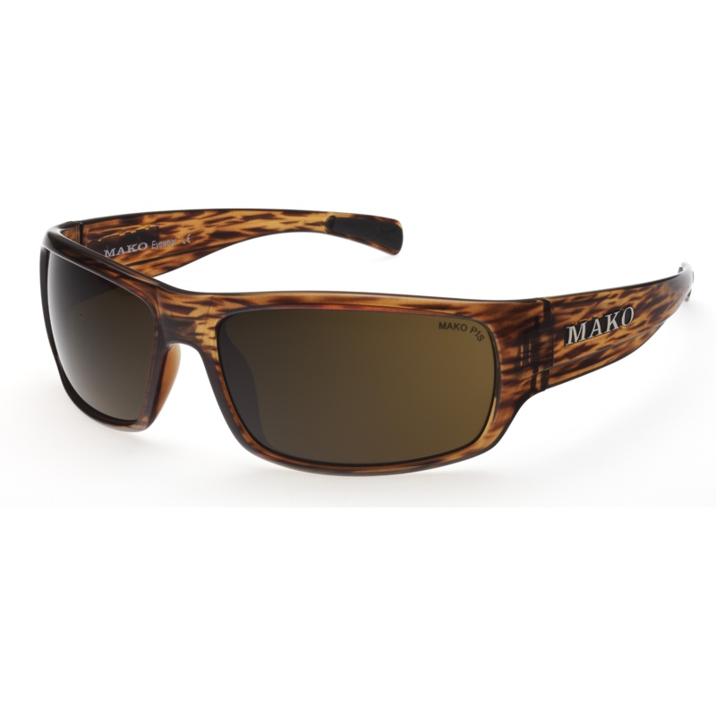 Mako Escape Polycarbonate Lens Polarised Sunglasses M11-P1S Brown