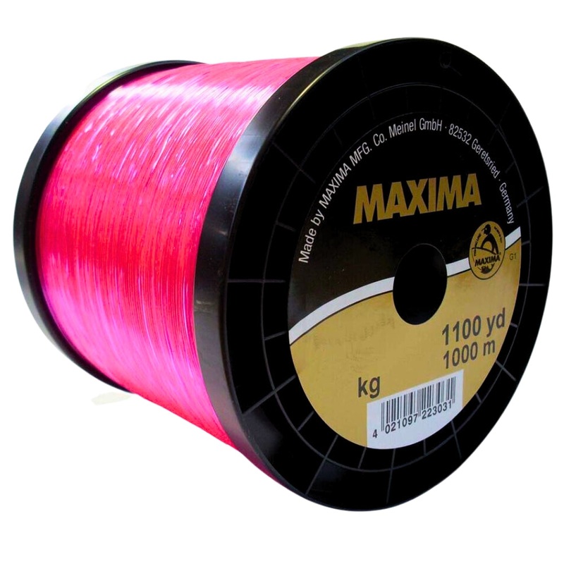 Maxima Tournament 1000m Pink Monofilament Line 15 KG PINK