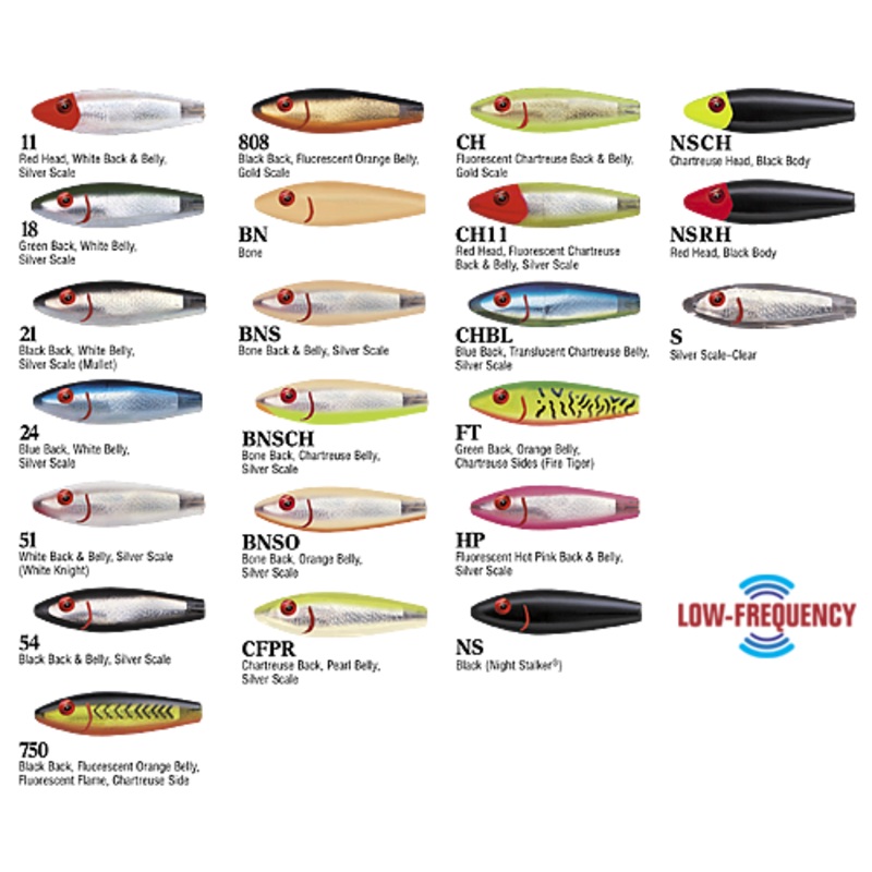 Mirrolure Top Dog Pup Surface Walker Lures 3.5in 5/8oz RED HD/WHT/SIL