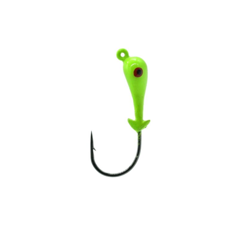 Mission Fishin Jig Heads 1/16oz Chartreuse