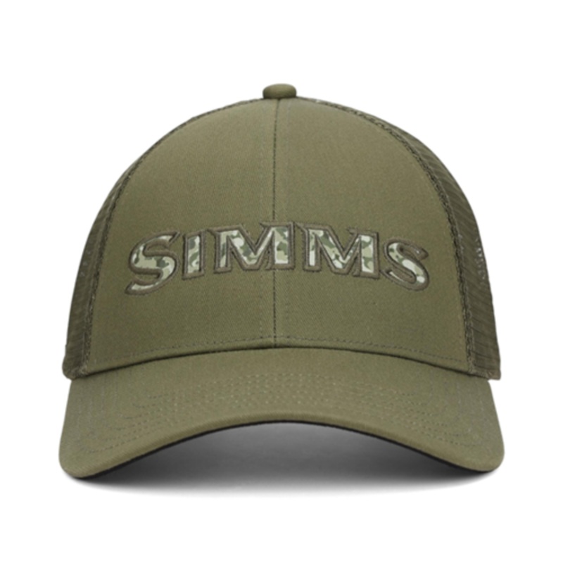 Simms Single Haul Trucker BACK EDDY CAMO FILL LODEN