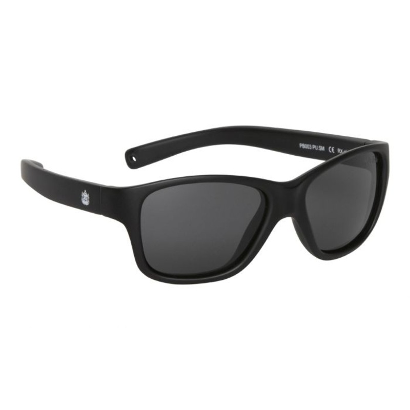 Ugly Fish Ankle Biters Kids PB003 Smoke Lens Polarised Sunglasses Matt Black