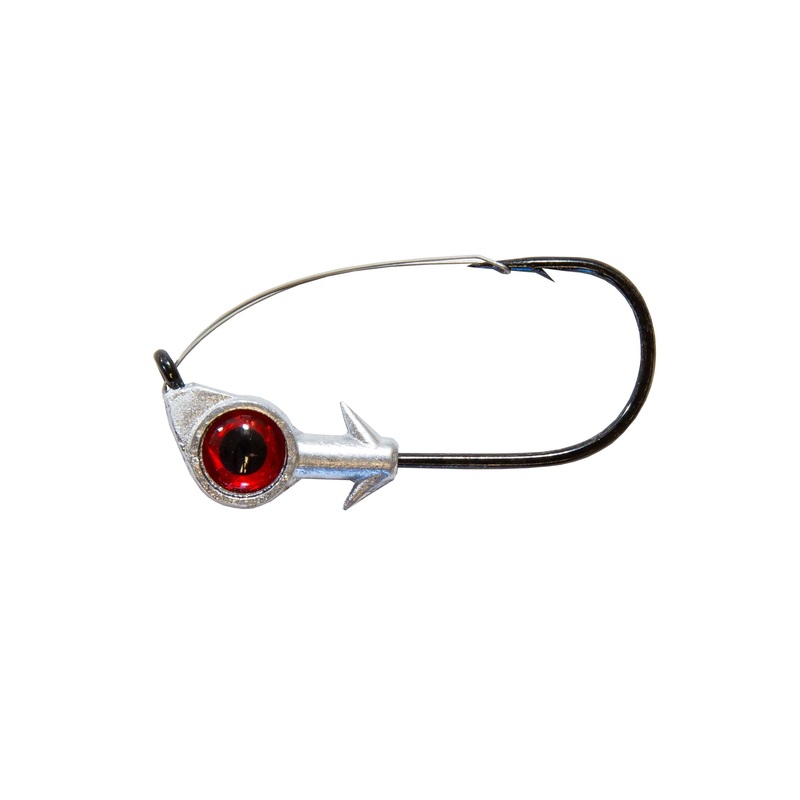 Z-Man Weedless Eye Jigheads 1/4oz Pack of 3 Red