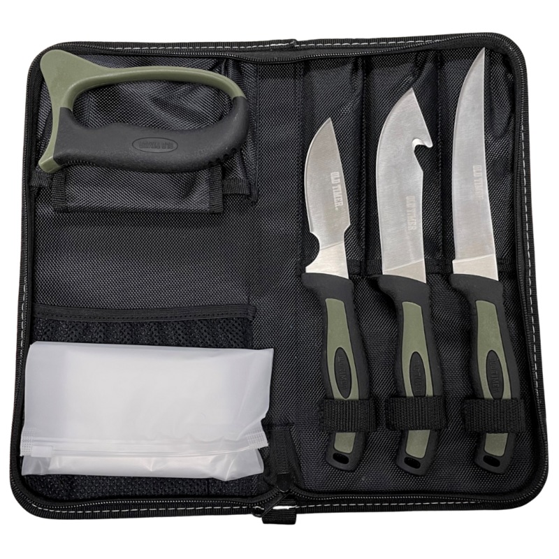 Old Timer Lightweight Field Dressing Kit with Hand Sharpener and Storage Case