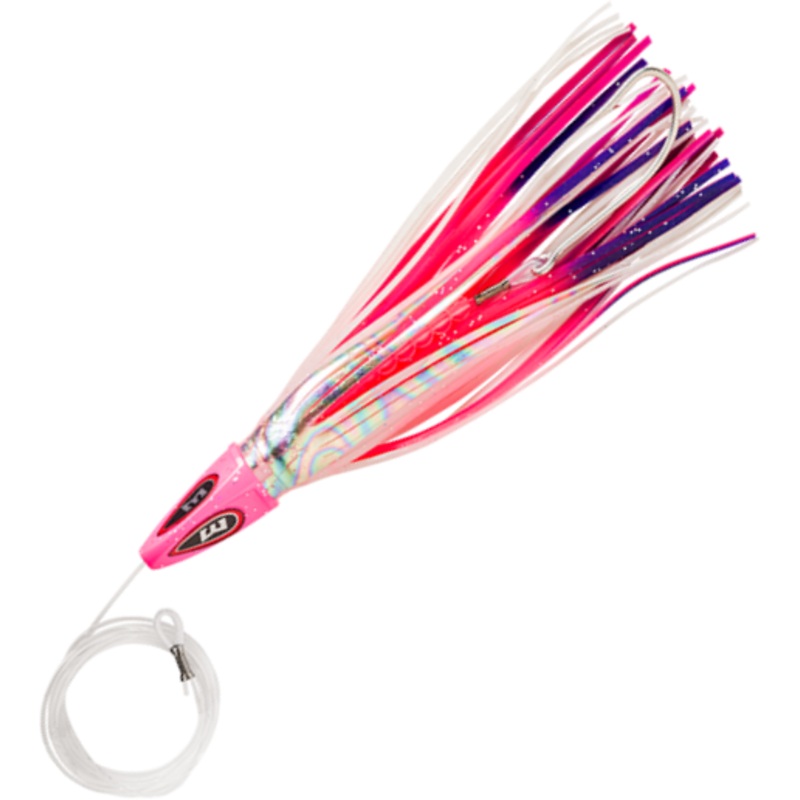 Williamson High Speed Tuna Catcher Skirted Trolling Lure 8in Candy Floss