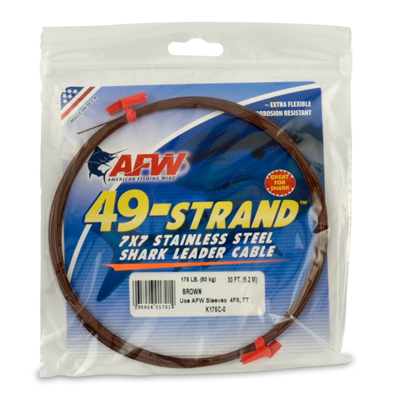 AFW 49-Strand SS Cable Camo 30ft 175lb
