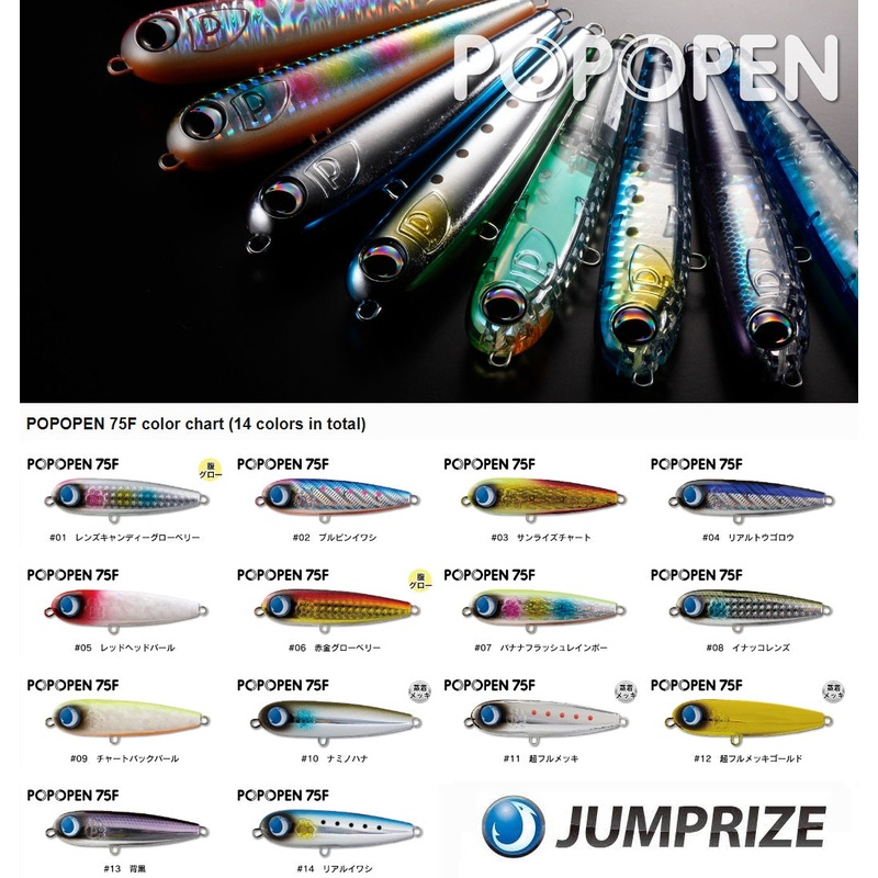 Jumprize Popopen 75F #01 Lens Candy Glow Berry