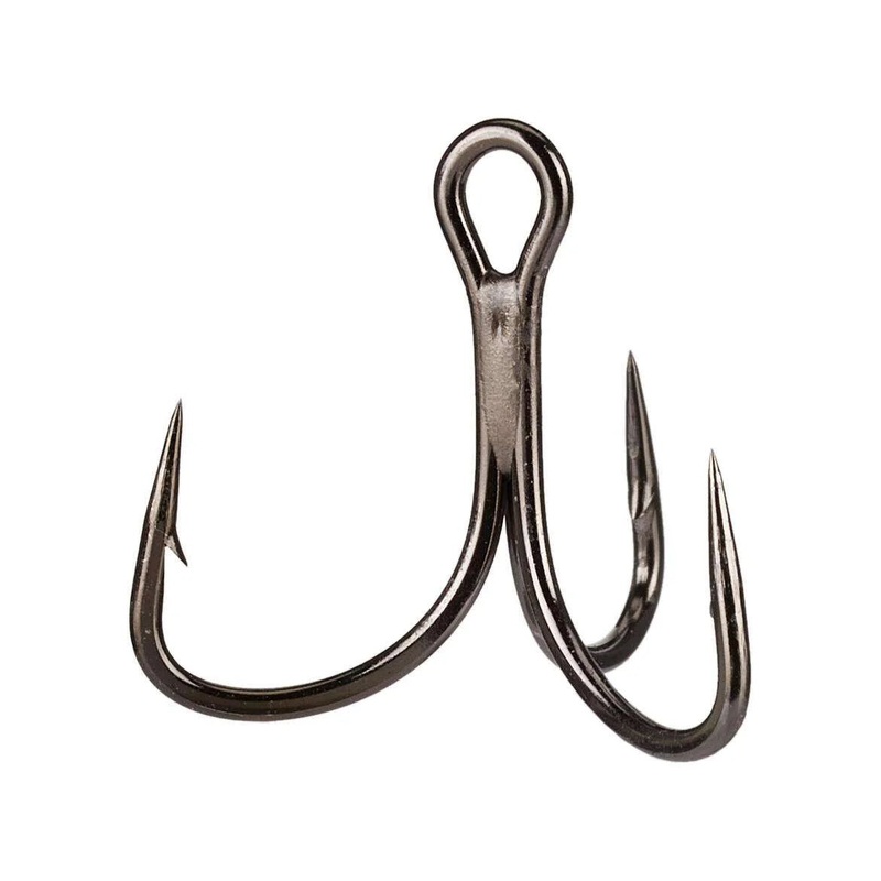 Mustad KVD 1x Strong 2x Short BN Triple Grip Treble Hooks 6 Pack 8
