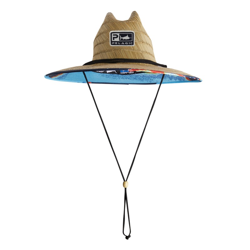 Pelagic Baja Straw Hat Open Seas Sonar Navy Navy
