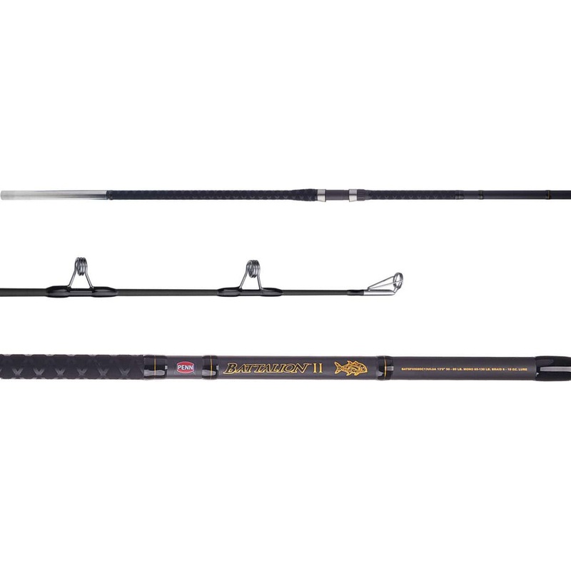 Penn Battalion II Surf 13FT 2Pc Med-Heavy Conventional ULUA Rod