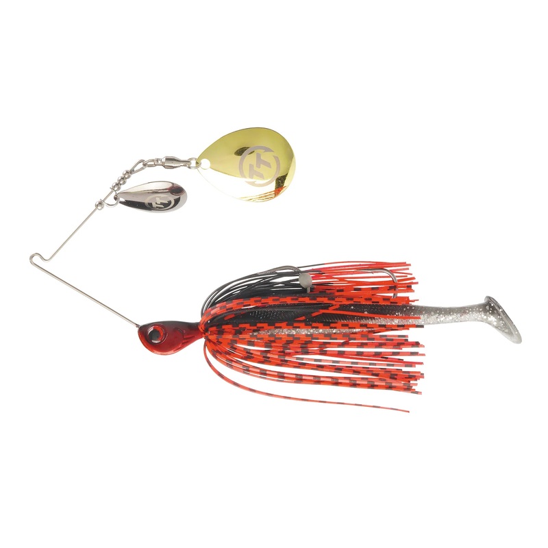 TT Tornado Plus Mini Rigged Spinnerbait 3/8oz Bloody Nightmare