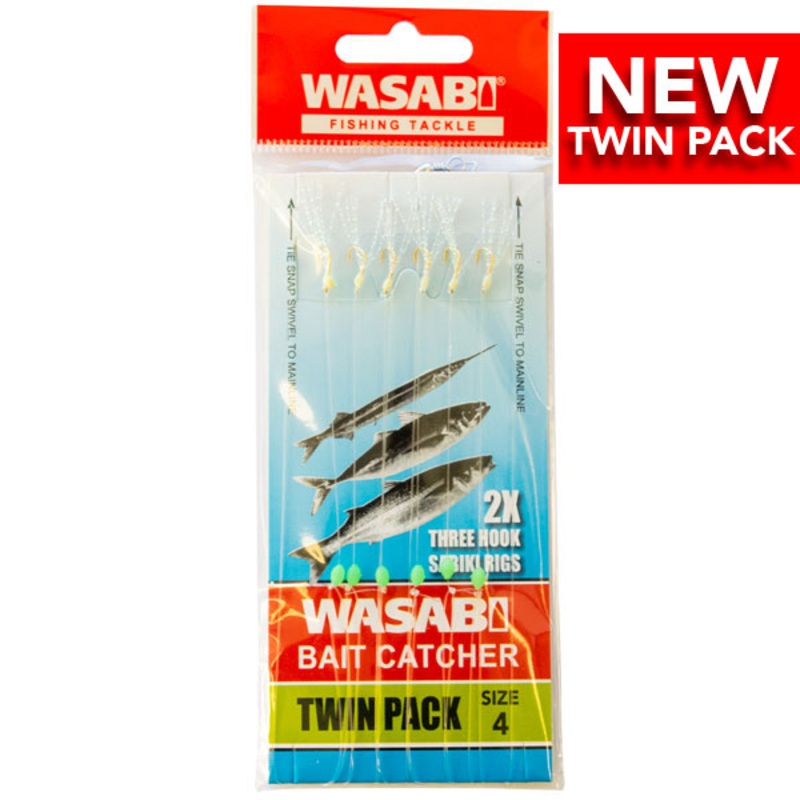 Wasabi Bait Sabiki Rig Twin Pack 4