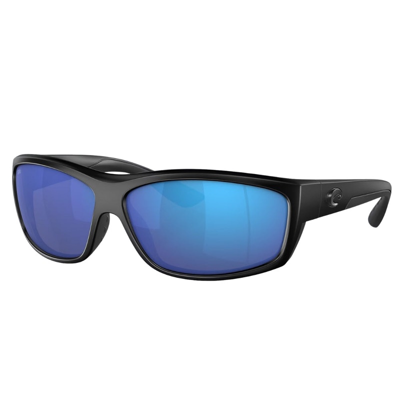Costa Saltbreak Polarised Glass Sunglasses Blackout Frame / Blue Mirror