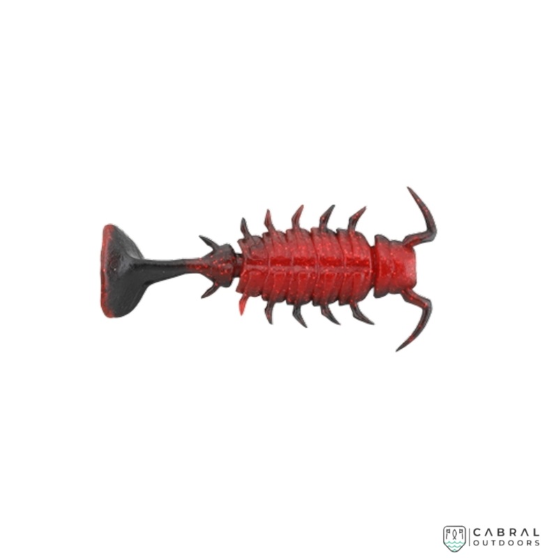 Jackall Chibi Chinumushi Soft Lure | 1.5inch | 6pcs Red Belly Devil