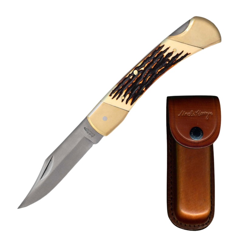 Uncle Henry Papa Bear Lockback Folding Knife TIMBER