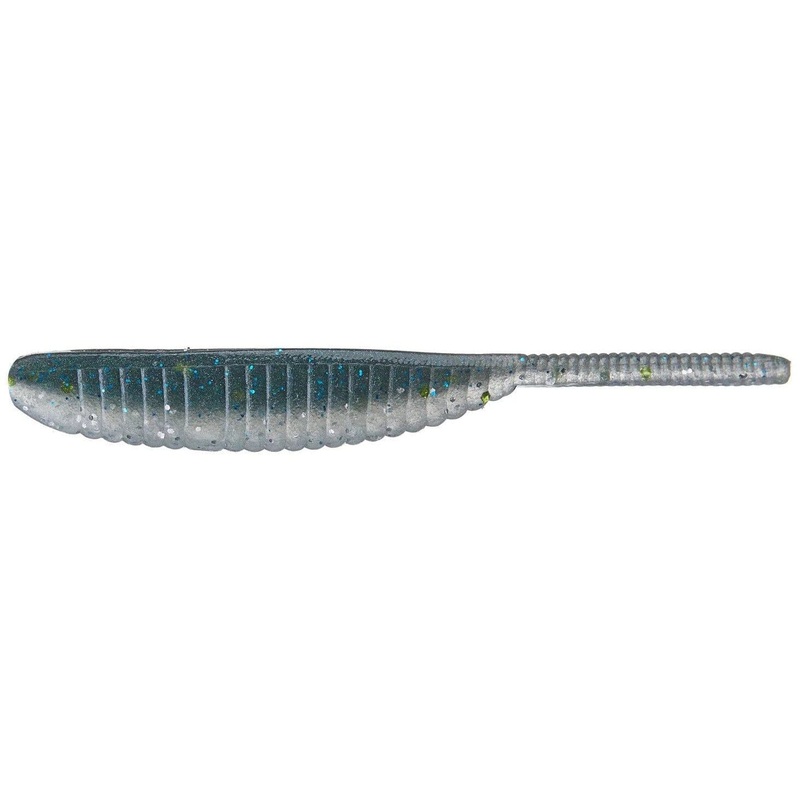 Yamamoto 3″ Shad Shape Worm Green Gizzard 68JR-10-9008