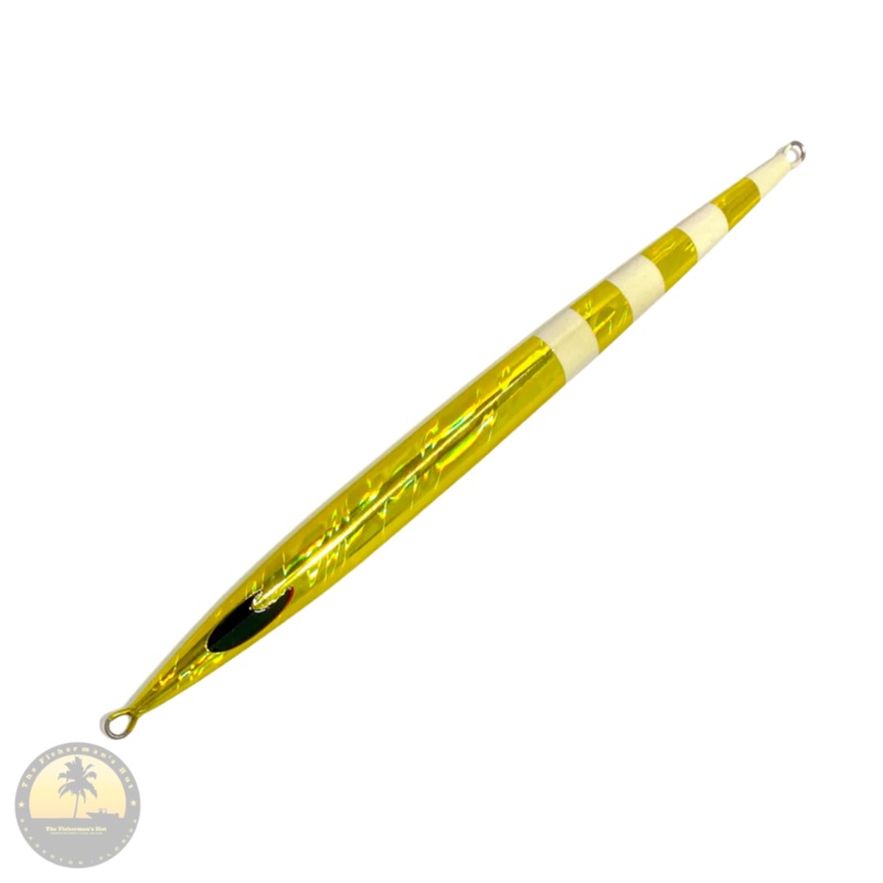 Jig – Current – HANDMADE METAL JIG SONIC 380g – 470g 380g GOLDEN ZEBRA GLOW