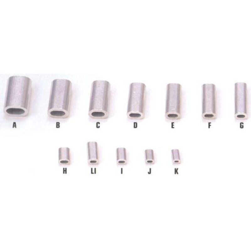 Jinkai Aluminum Crimp Sleeves D 2.00mm 50pk
