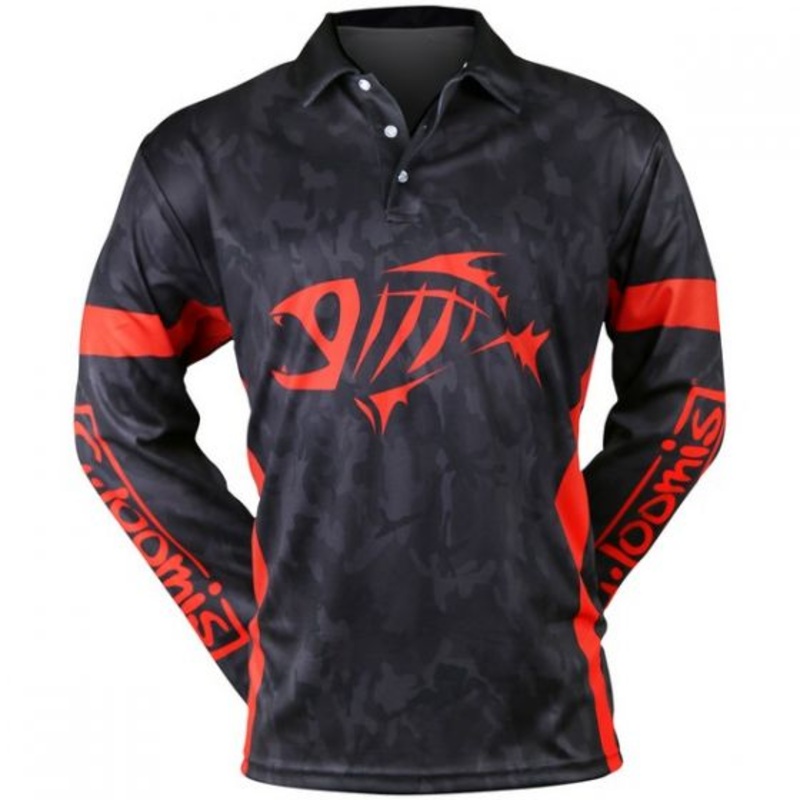 G Loomis Sublimated Black Camo Shirt Large