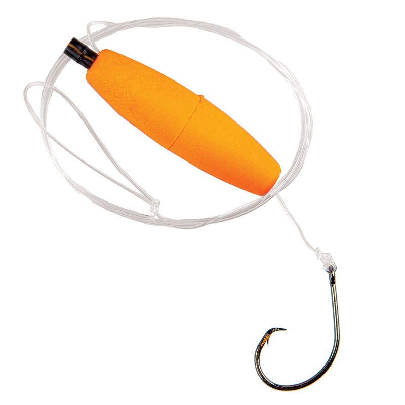 Lazer Sharp Circle Hook Striped Bass Rig Platinum Black Hook