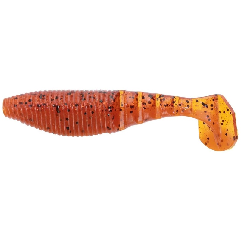 Yamamoto 4″ Zako Paddletail Swimbait Fire Craw 134P-05-9003