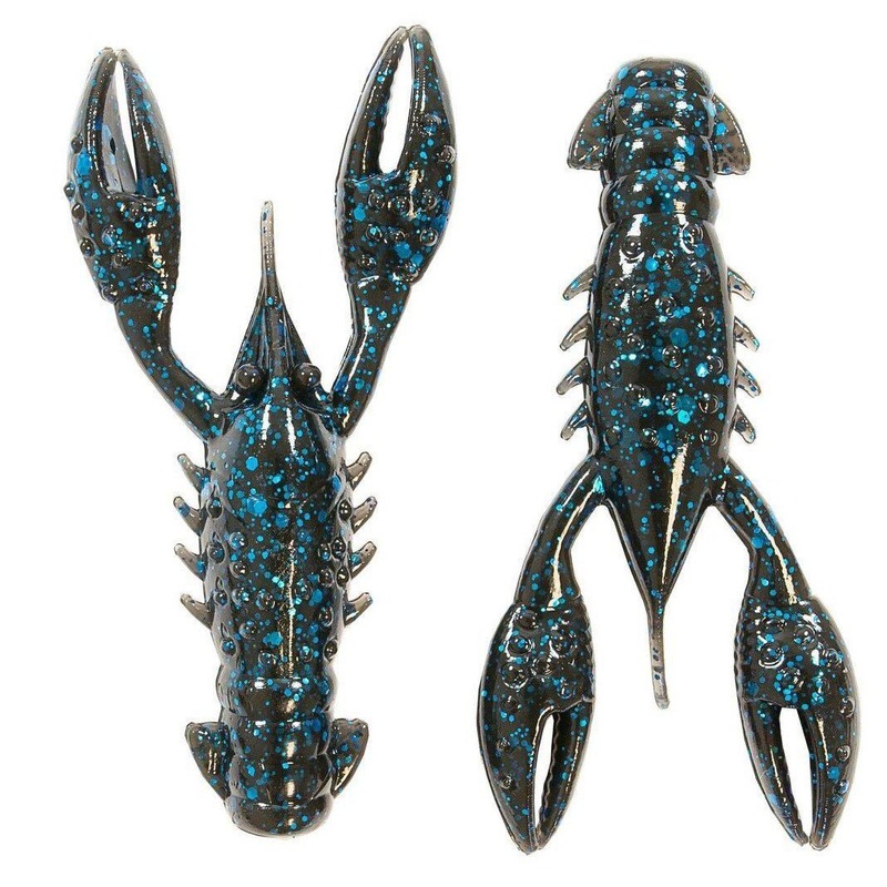 Z Man Trd Crawz 2.5″ Black And Blue 6 Pack
