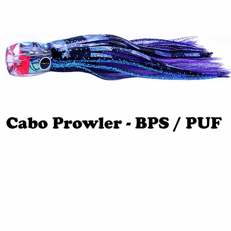 Black Bart Cabo Prowler Trolling Lure BLACK DOT/PURPLE FLEK