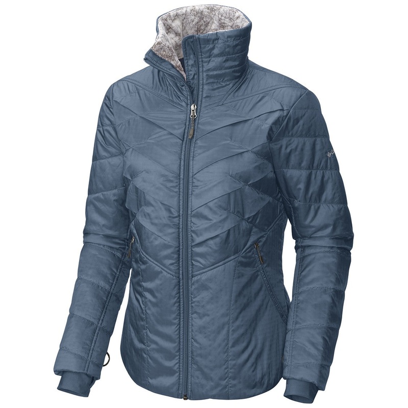 Columbia Kaleidaslope II Womens Blue Heron Insulated Jacket Large