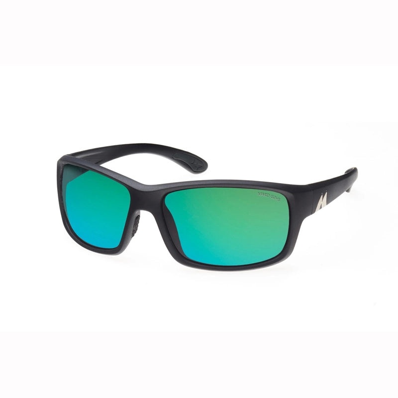 Mako Polarised Sunglasses – Edge Mt Blk Glass Rose Green Mirror (9604-M01-G2H5)