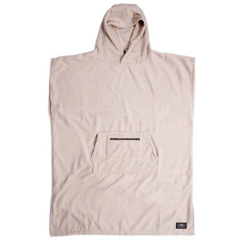 Mens Lightweight Hooded Poncho Black Black