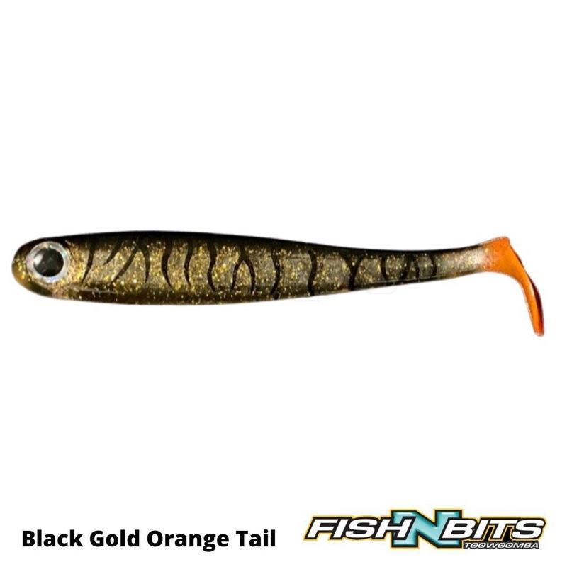 Shads – Hollow Shad 5 inch Black Gold