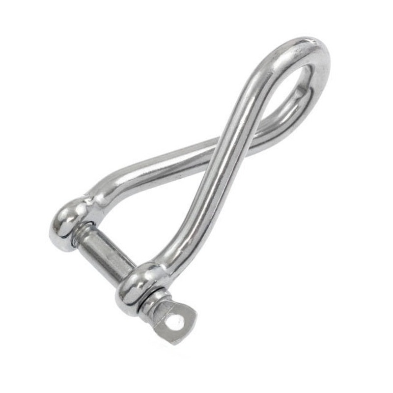 Waterline 920348 Twisted Long Dee D Shackle 8mm