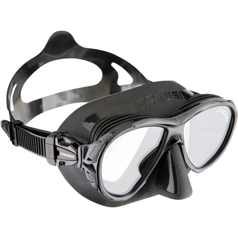 Cressi Naxos Dive Mask Black Black