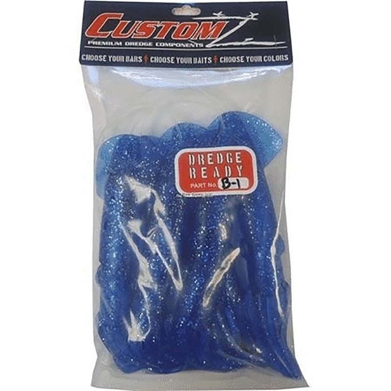 Fish Razr Dredge Ready Rigged Squid 9″ 6pack Blue
