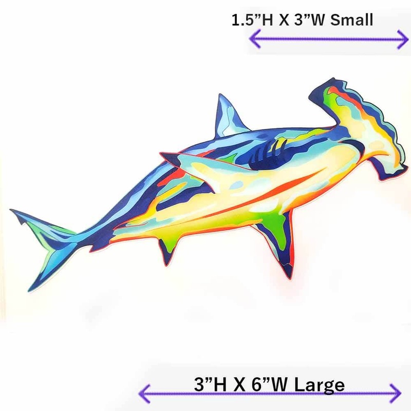 Hammerhead Shark Decal LARGE