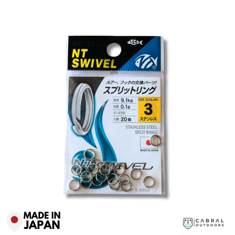 NT Stainless Steel Split Rings | Size: 1-5 1