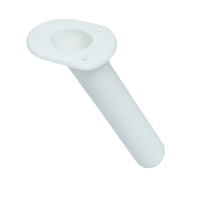 Rod Holder Large Oval Head 30 Deg White WHITE