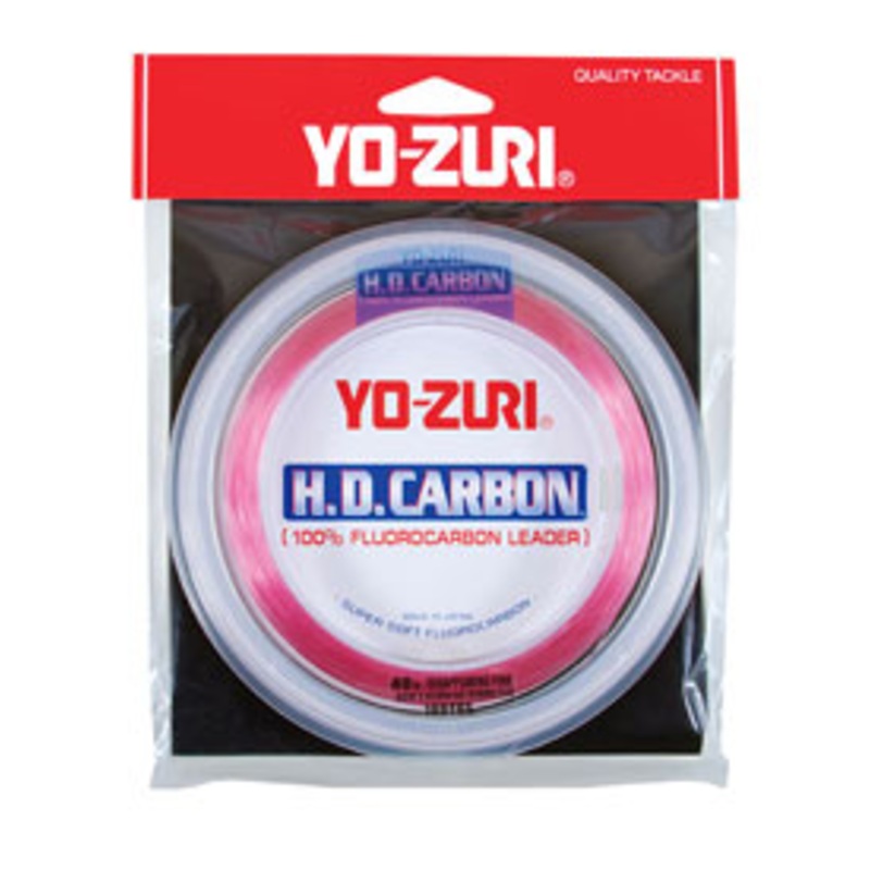 Yo-Zuri Pink Fluorocarbon Leader 100yd Spool 130LB