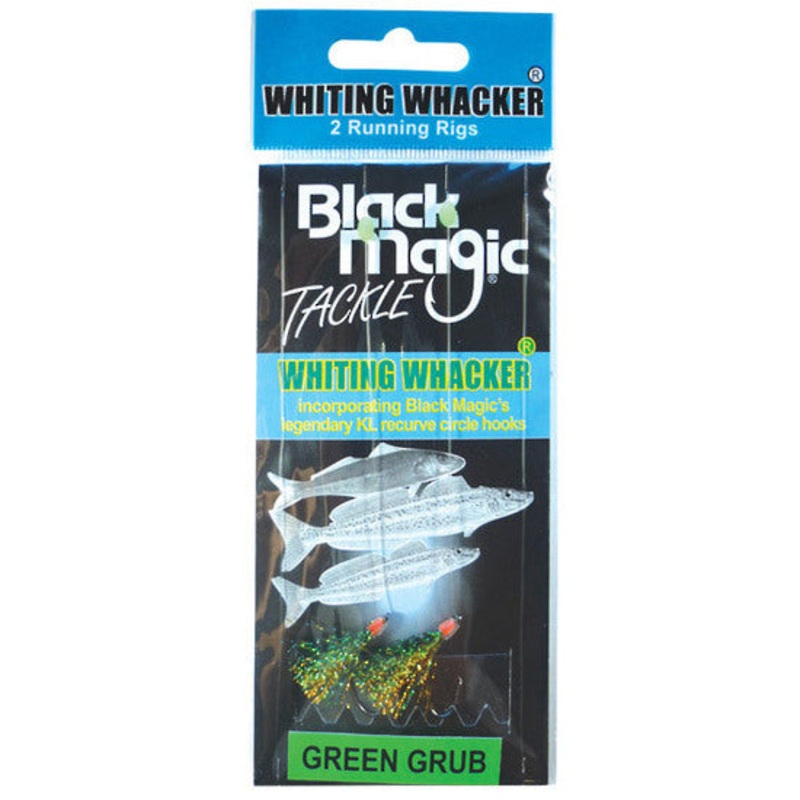 Black Magic Whiting Whacker Rig Green Grub